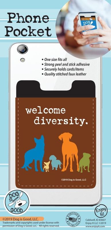 Enjoy It Phone Pocket Welcome Diversity (FINAL SALE)