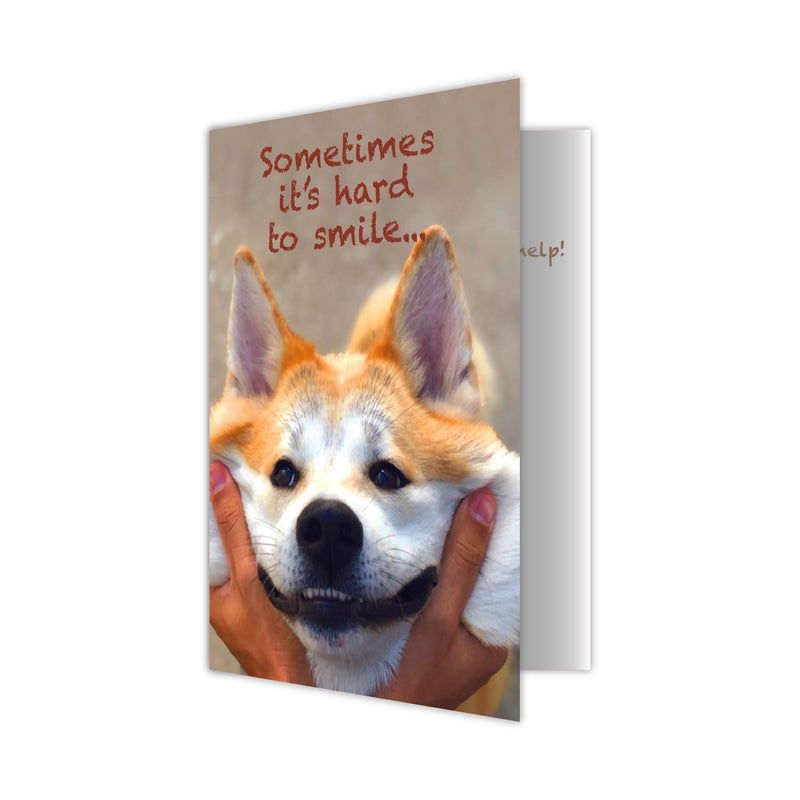 Dog Speak Card Cope Sometimes It&#39;s Hard FINAL SALE