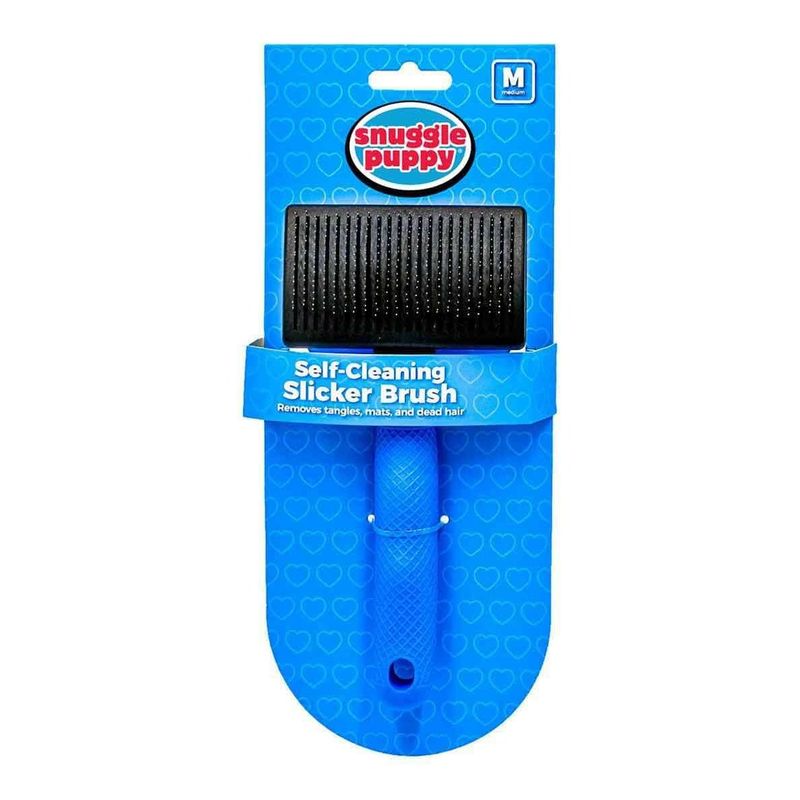 Snuggle Puppy Self Cleaning Slicker Brush M FINAL SALE