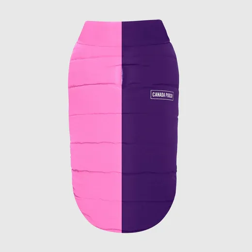 Canada Pooch Reversible Puffer Vest Pink/Purple