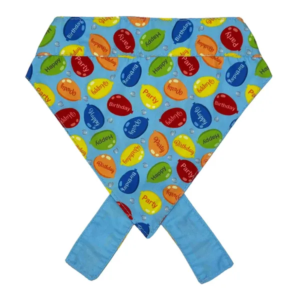 Huxley &amp; Kent Bandana Party Time Blue L FINAL SALE