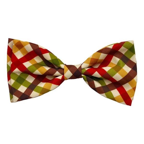 Huxley &amp; Kent Bow Tie Autumn Harvest Check XL FINAL SALE
