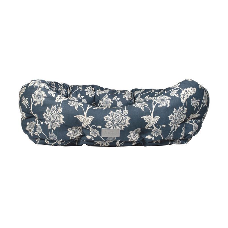 Pet Shop Bed Indienne Coastal Blue Round Cuddler M FINAL SALE