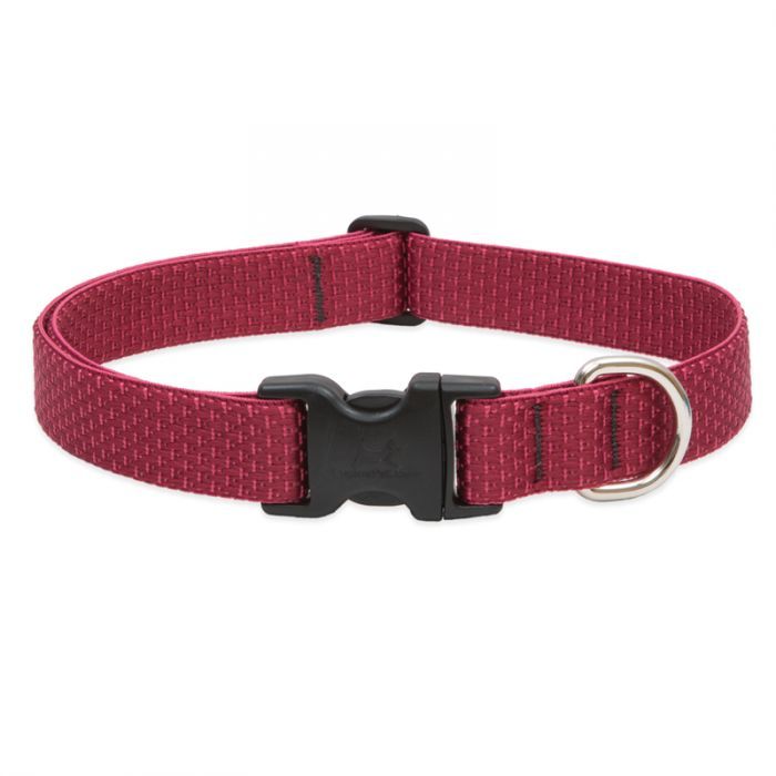 Lupine Eco Dog Collar 1&quot; 16&quot;-28&quot;, Color: Berry