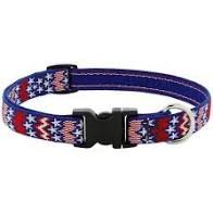 Lupine Dog Collar 1&quot; 12&quot;-20&quot;, Color: America