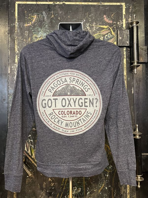 Flammable Mtns V2 TB Hooded L/S Tee Navy