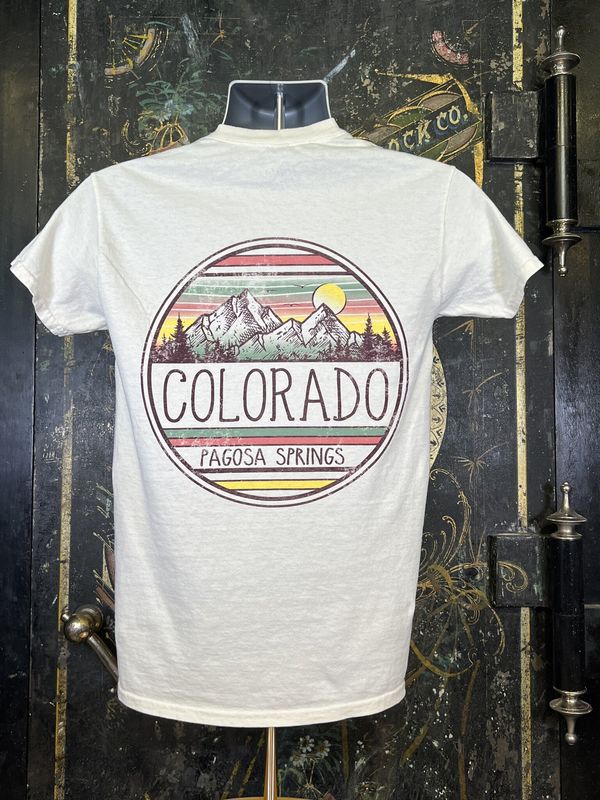 Voltand Mtns/Pines S/S Tee Ivory
