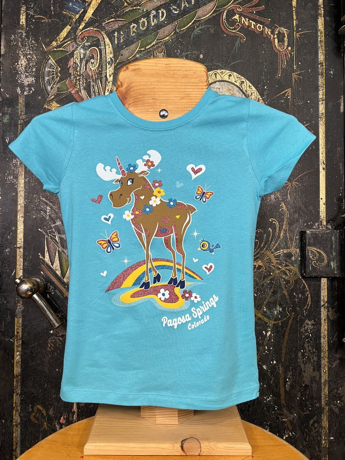 Moosicorn Girls Cap Sleeve Tee