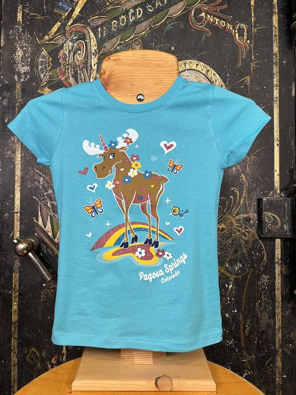 Moosicorn Girls Cap Sleeve Tee
