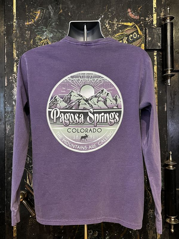Alastor Mtn Moose RS L/S Tee Purple