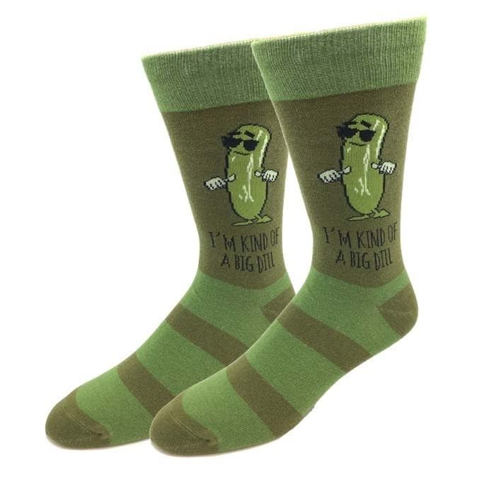 Kind Of A Big Dill Green Socks