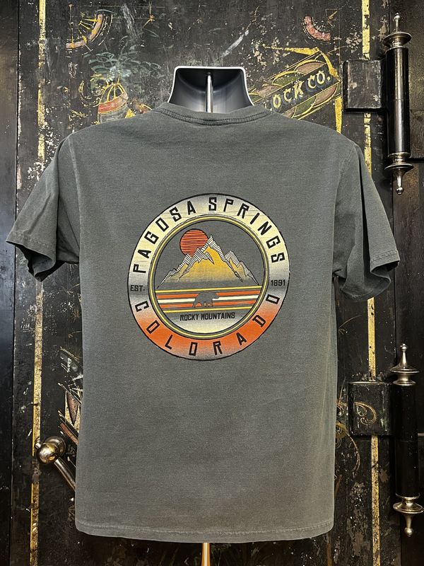 Slow Side Mtns Bear RS Tee Forest