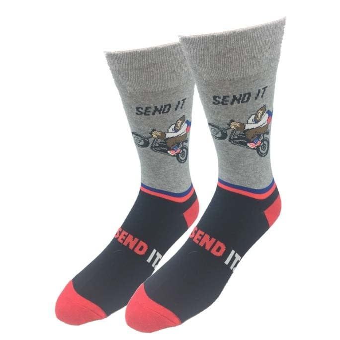 Motorcycle Bigfoot Socks