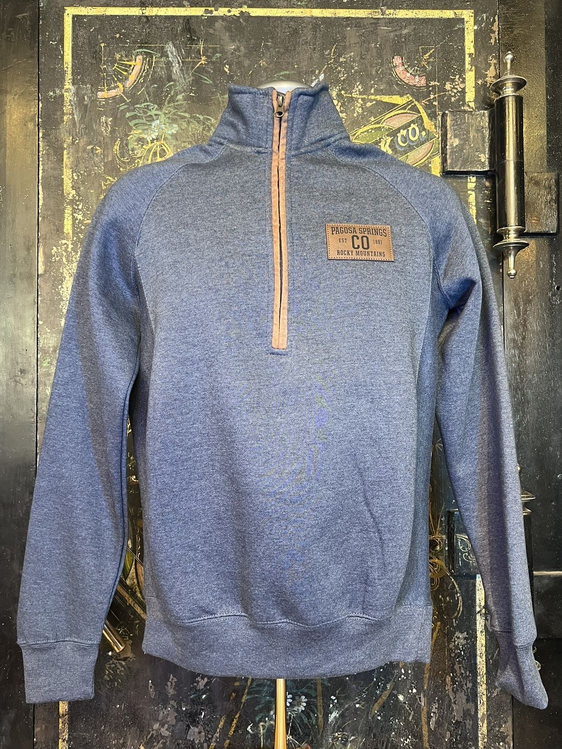 Marlow Fleece 1/2 Zip  Hthr Navy