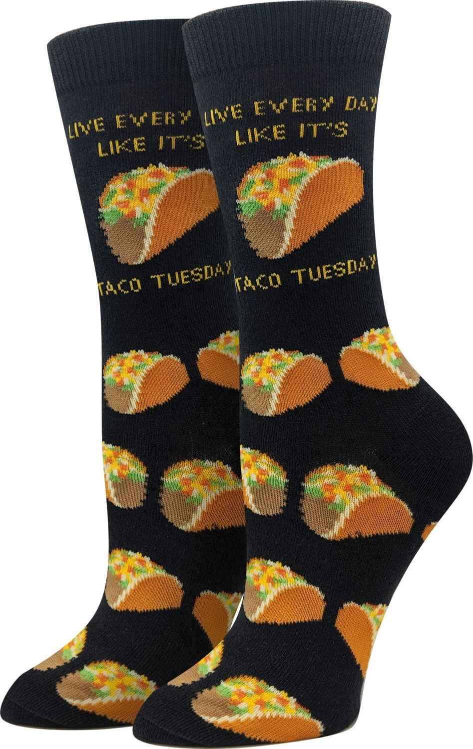 Taco Tuesday Women&#39;s Black Socks