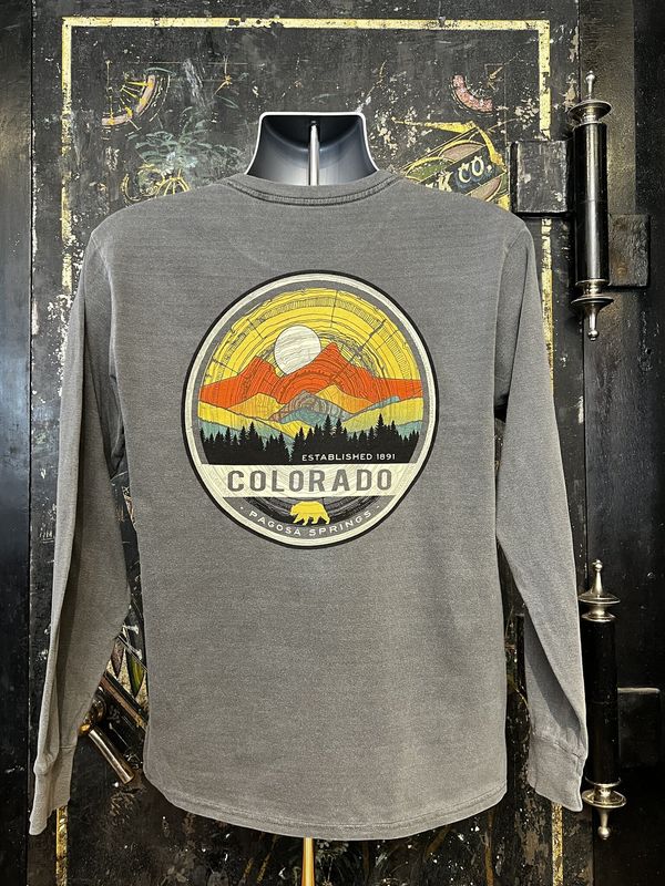 Epoch Mtns Bear RS L/S Tee Black
