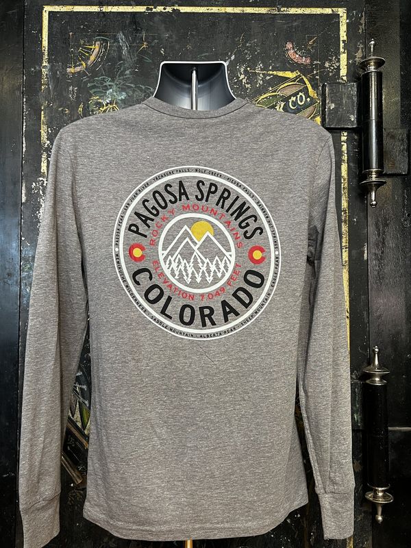Domineer Mtns/CO TB L/S Tee Heather