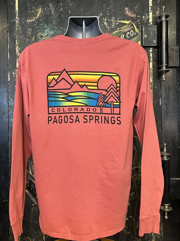 Consign Mtn RS L/S Tee Cinnabar