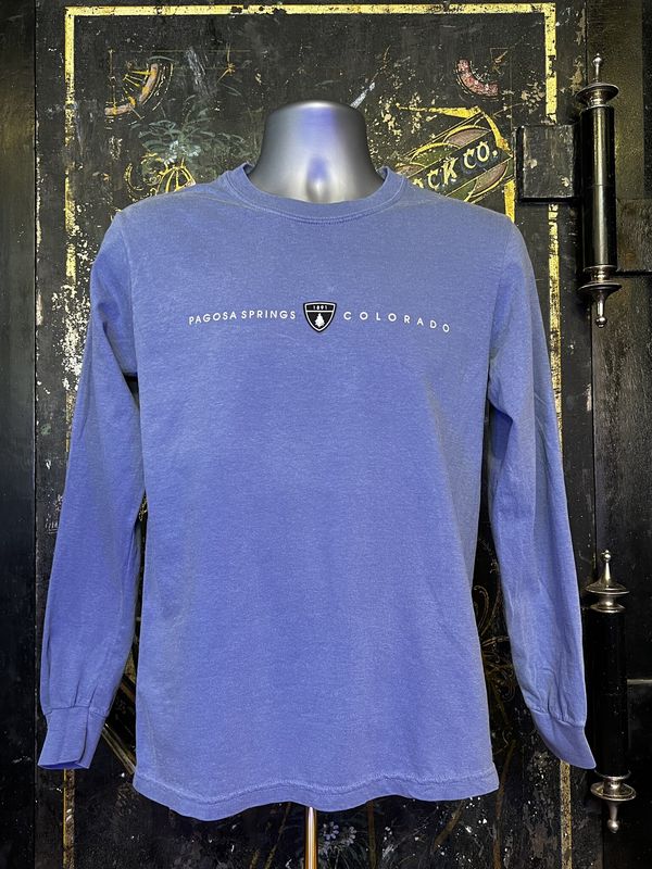 Tiger Icon L/S Comfort Colors Blue Jean