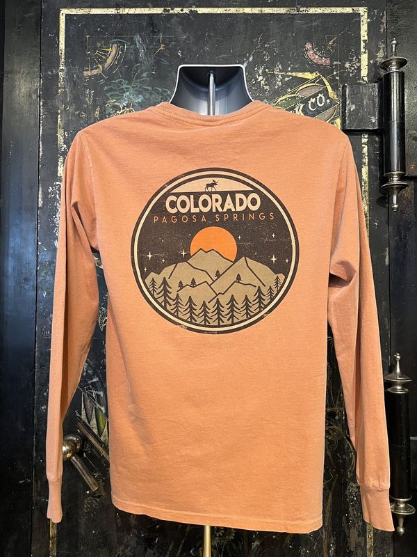 Nobleborn Mtn Pines Moose RS L/S Tee Adobe