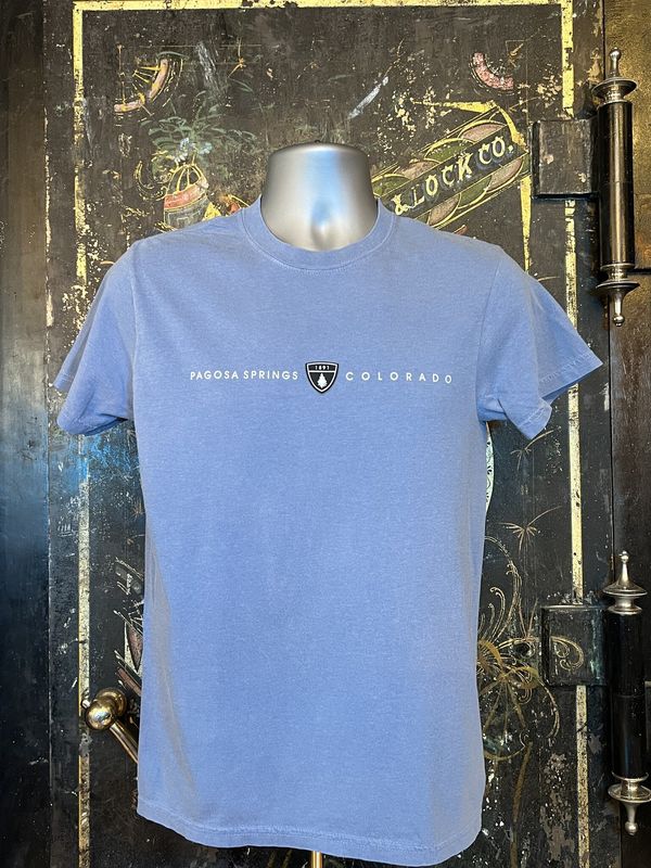 Tiger Icon S/S Comfort Colors Tee Blue Jean