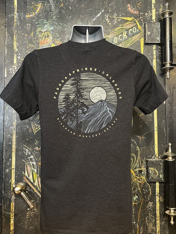 Line Mountain Bear Tee Black Heather