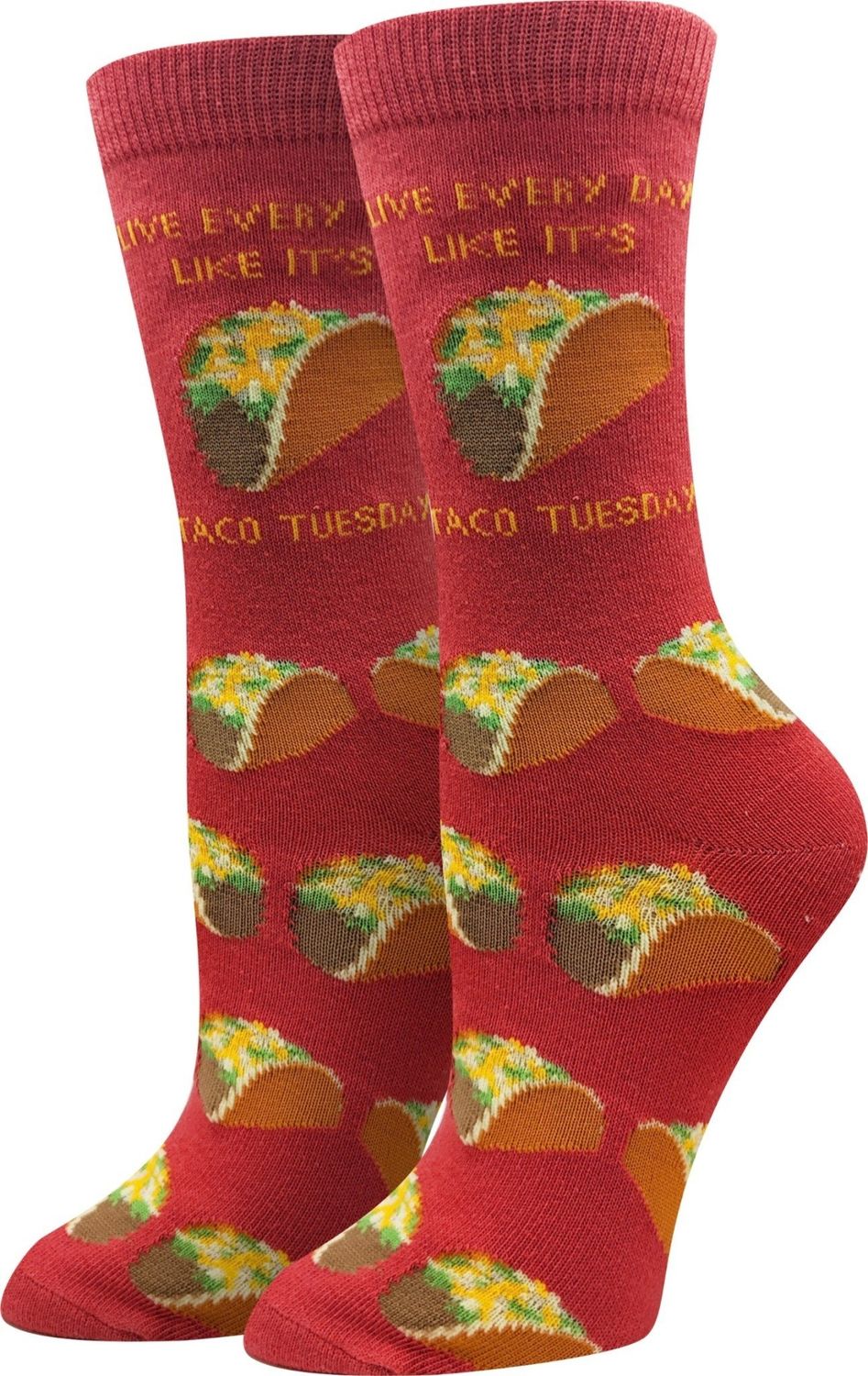Taco Tuesday Women&#39;s Coral Socks