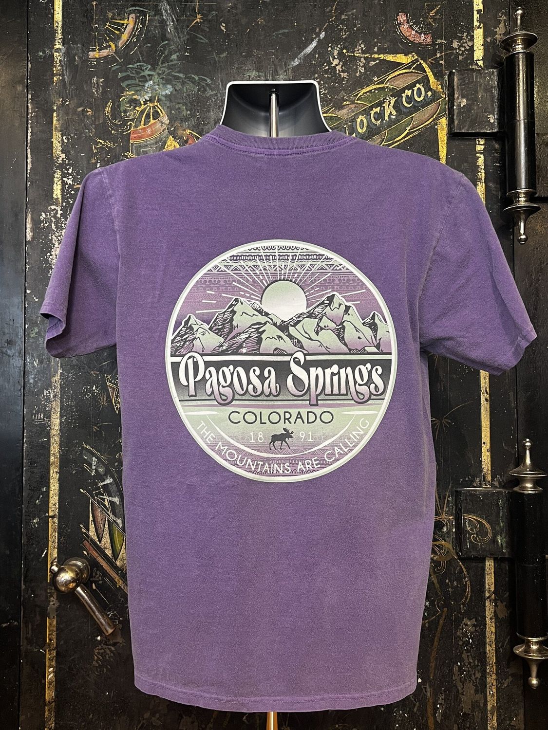 Alastor Mtn Moose RS S/S Tee Purple