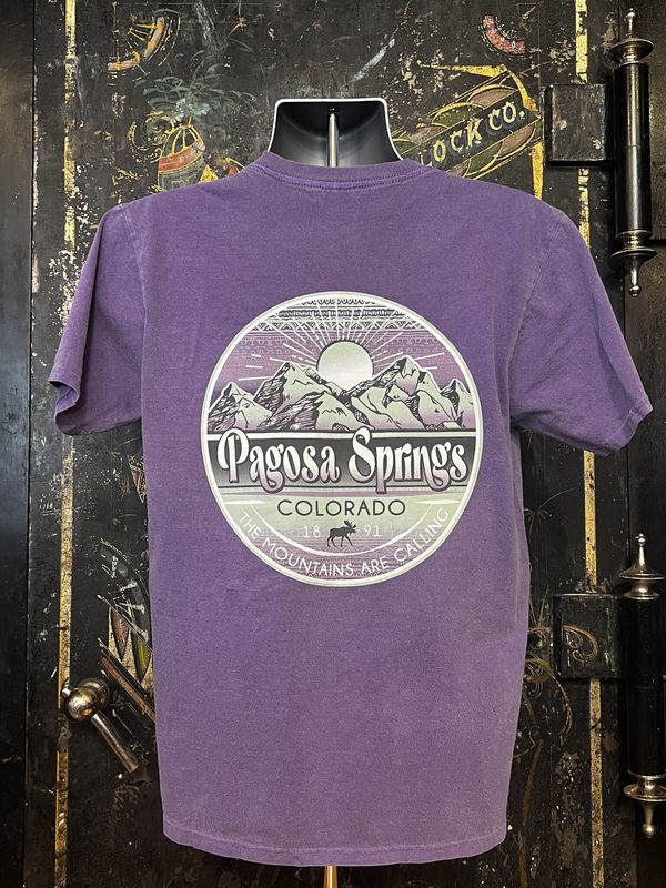 Alastor Mtn Moose RS S/S Tee Purple