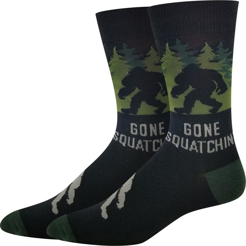 Gone Squatchin&#39; Bigfoot Socks