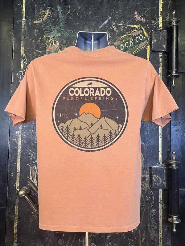Nobleborn Mtn Pine Moose RS S/S Tee Adobe