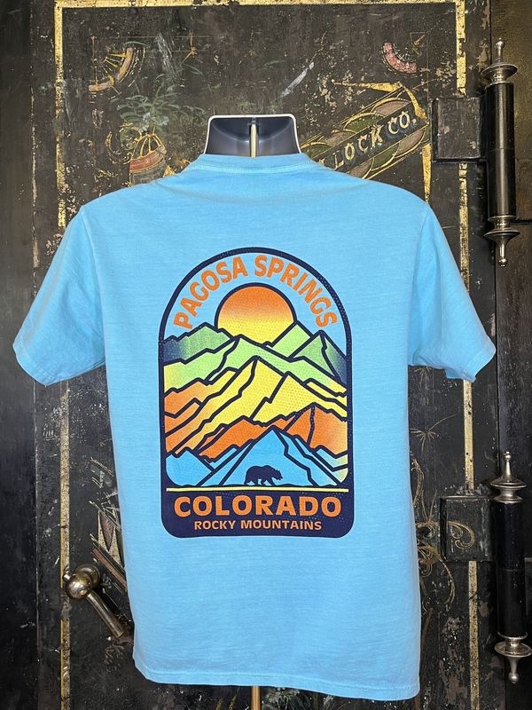Seven Up Mtns Bear V2 RS S/S Tee Caribbean
