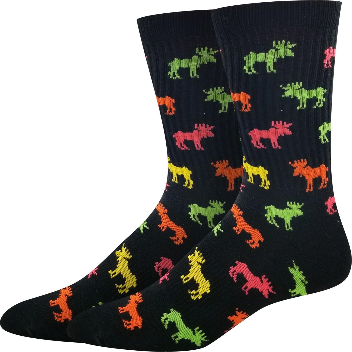 Active Neon Moose Socks