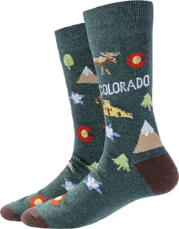 Colorado Green Socks