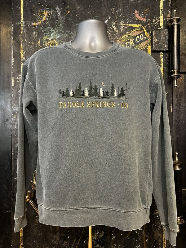 Twilight Shores EMB RS Fleece Crew SS Forest