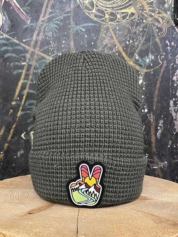 Peace Waffle Beanie