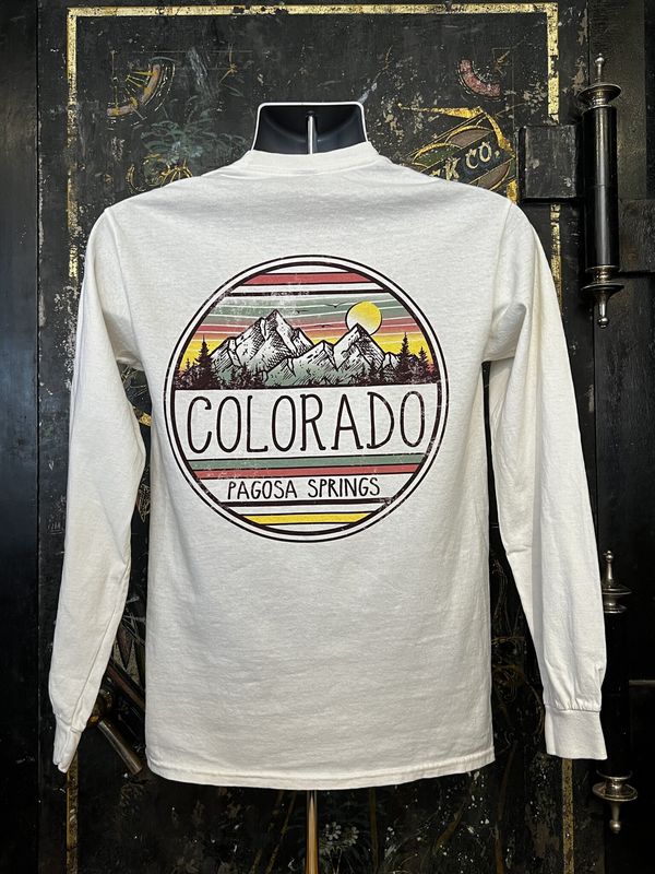 Voltand Mtn/Pines L/S Tee Ivory