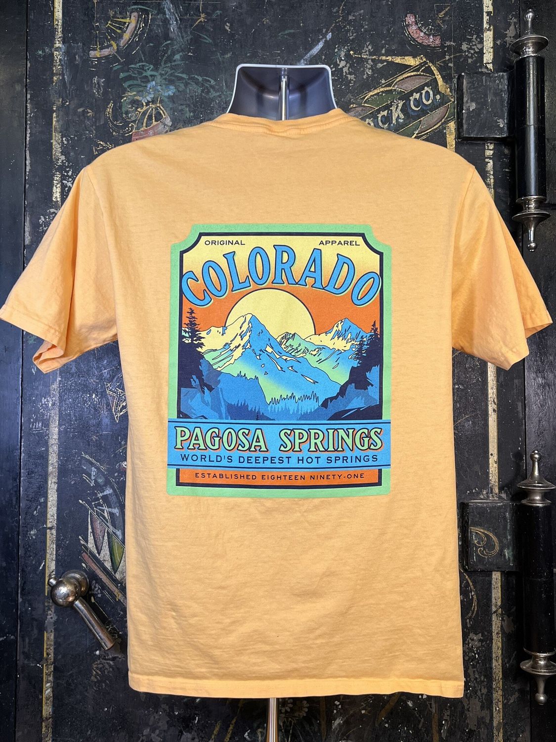 Accrual Mtns Pines RS S/S Tee Tangerine