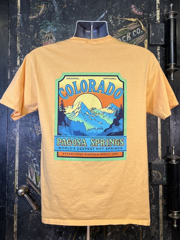 Accrual Mtns Pines RS S/S Tee Tangerine