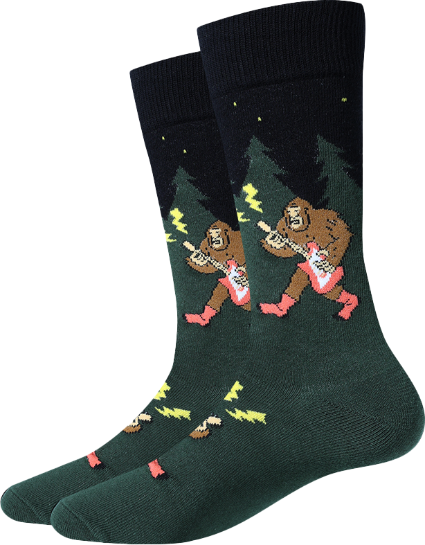 Guitar Bigfoot Socks