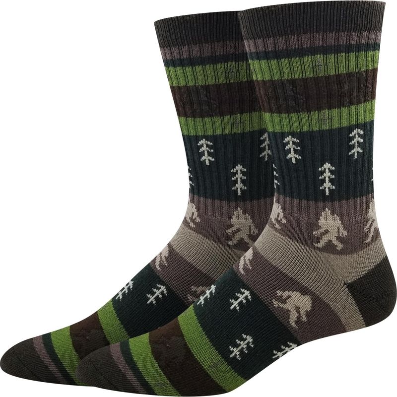 Active Bigfoot Stripe Green Socks