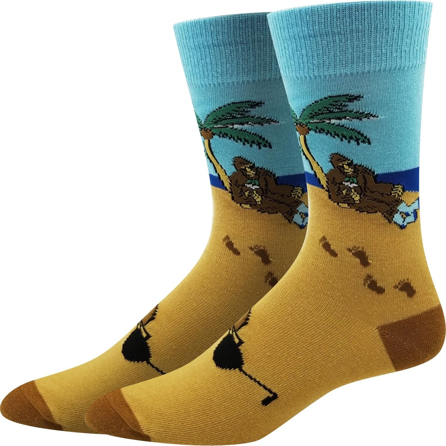 Beach Bigfoot Socks