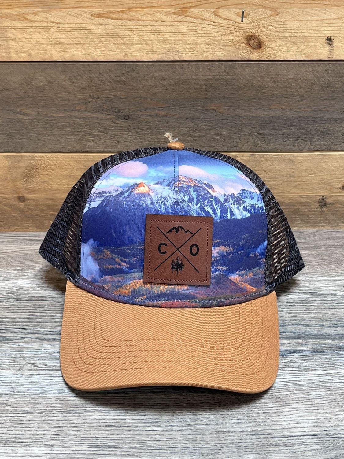 Hardfought Mountains Pines Sublimated Ballcap
