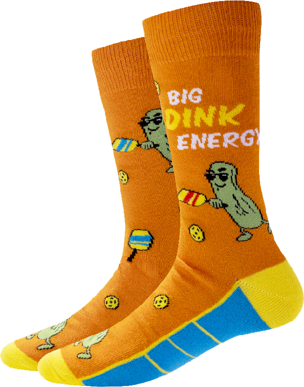 Big Dink Energy Orange Socks