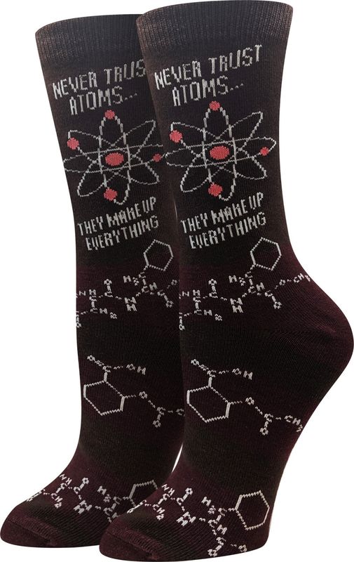 Never Trust Atoms Womens Socks