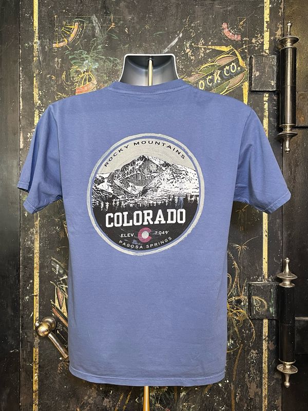 Primordial V2 Mtns CO RS S/S Tee Shadow