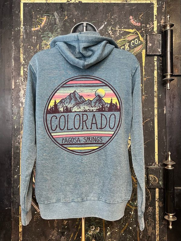 Voltand Mtn Pines BOWF FZ Hoodie Glacier