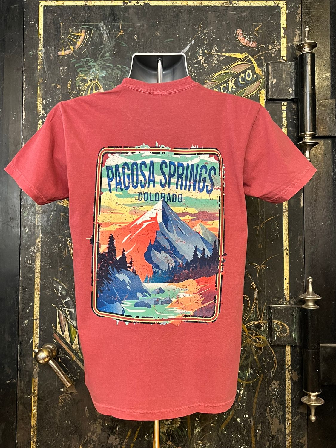 Mountain Painted Scene CC Tee Brick