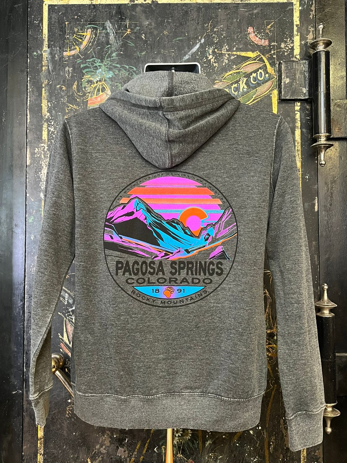 Extant Mtn CO BOWF FZ Hoodie Charcoal