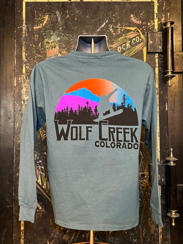 Prevalence V2 Mtns Boarder L/S Tee Teal